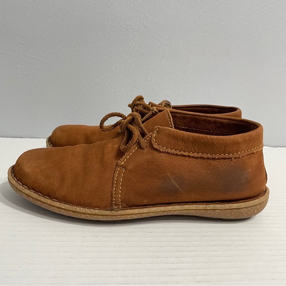 BORN Boots Chukka Loafer Lightweight Leather Boho Nuala  size 7 38 rust brown - Picture 3 of 12